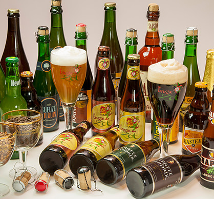 バラエティ豊かなベルギービール100種類以上をラインナップ