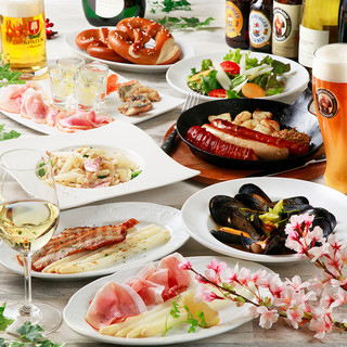 歓送迎会プラン!樽生ビール飲み放題付コースご予約受付中