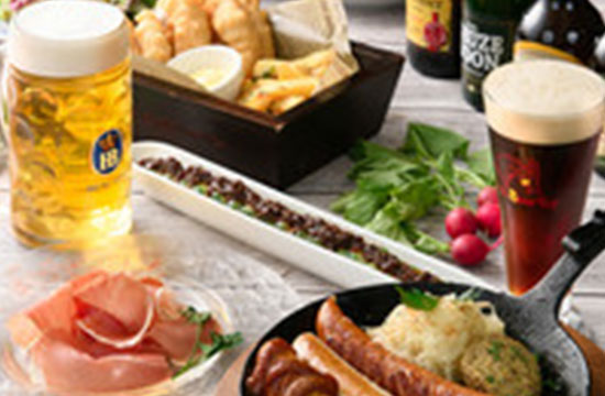 月~木ならたっぷり3時間!「お手軽コース」自社直輸入樽生ビール10種飲み放題4980円<4名様~>(金・土・祝前日は2時間制となります)