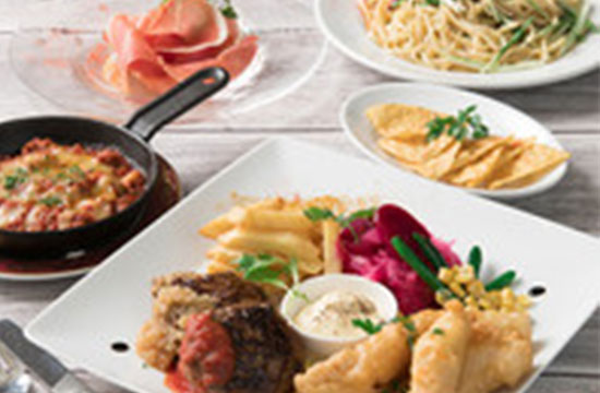 「気軽なお食事のみコース」シェフ自慢の選べるパスタとお肉とお魚のプレート付プラン1980円<2名様~>