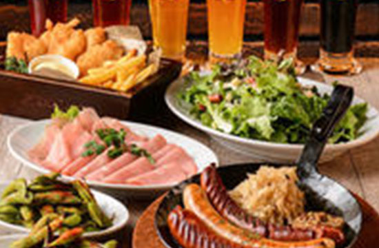 「ブランチコース」直輸入樽生2種飲み放題プラン3780円(ドリンク種類多数!!)<各種宴会に!!>