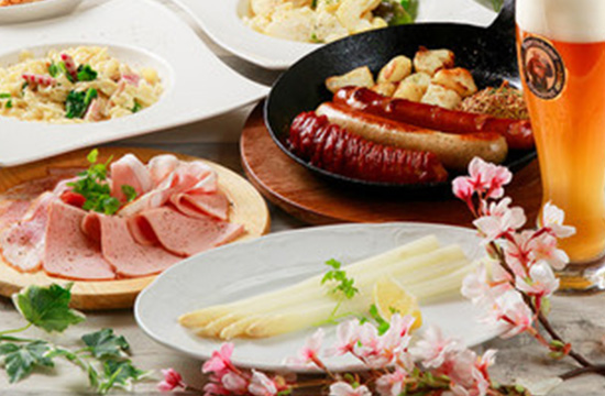 3/1~「バイエルンコース」定番のドイツ料理をふんだんに盛り込んだプラン(全7品)2500円<歓送迎会に>