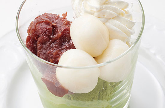 白玉抹茶アイス