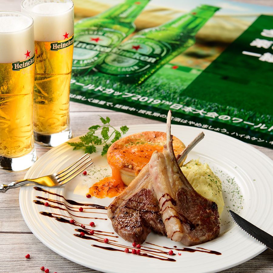ラムラック&ミートパイラグビープレート