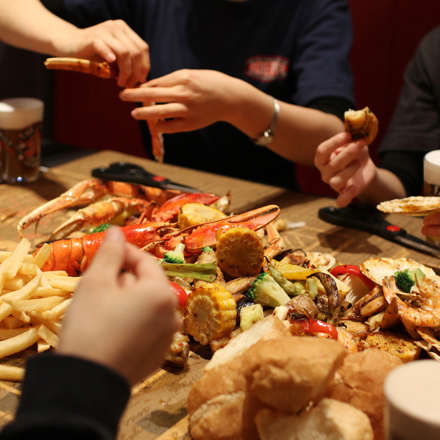 【お料理のみのプラン】”オマール海老 or 牛ステーキ”選べるスペシャリテ!!シアトルの味を豪快に”掴み”取れ!!デラックスコンボコース!!