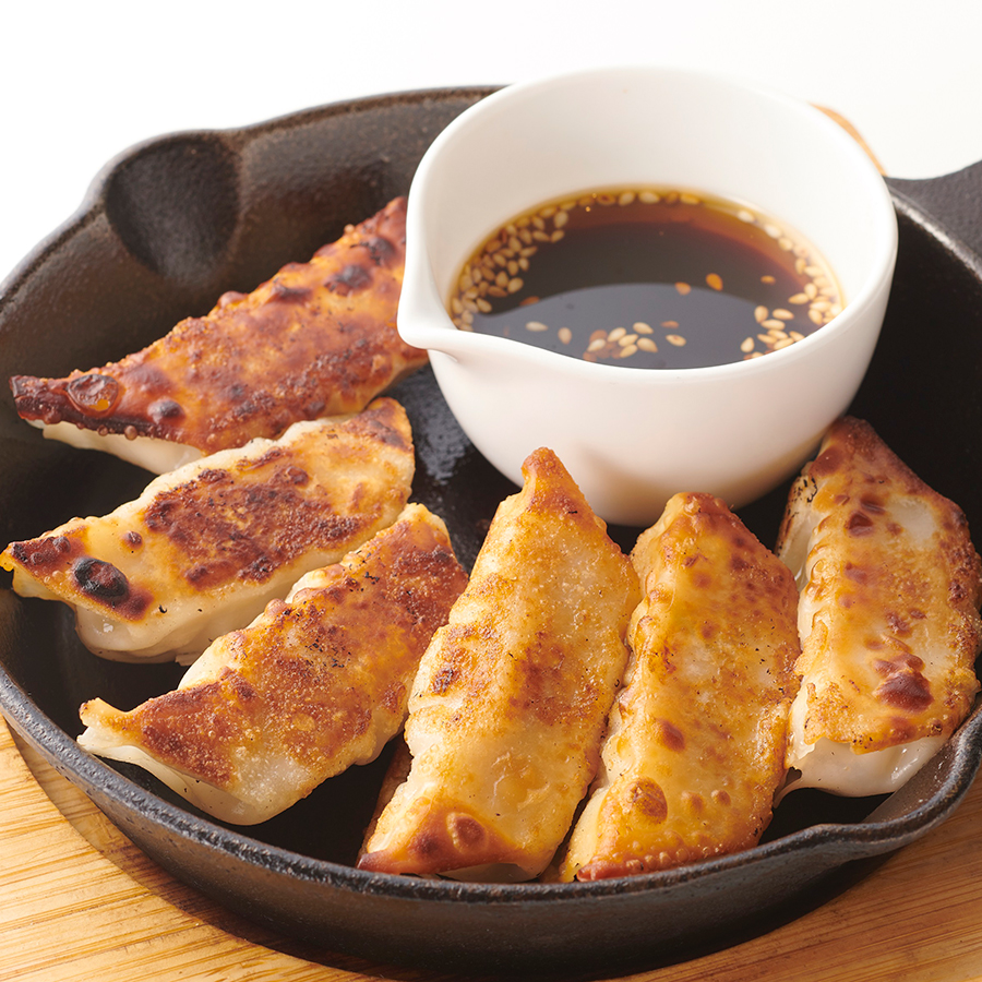 三元豚のモチモチ鉄板GYOZA~焼きギョーザ~