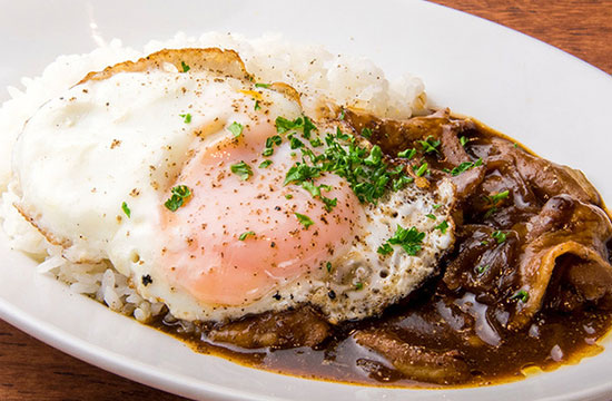 ポークストロガノフライス