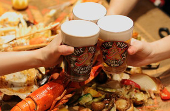 【飲み放題付きプラン】シアトルの味を豪快に”掴み”取れ!!10種のコンボを含む全6品のライトコンボコース!!¥4,167〜
