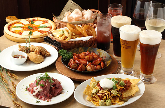 11時~15時限定【樽生10種含む120分飲放付】ビアホール満喫コース 5000→3500円