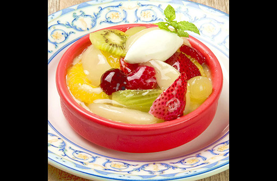 クレマ・カタラーナ フルーツアラモード