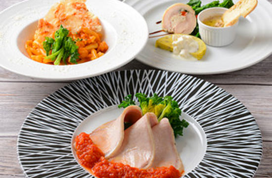 【LUNCHコース】ドイツ直輸入ビール1杯付き!!≪選べる生パスタに魚ORお肉のメインディッシュコース ≫