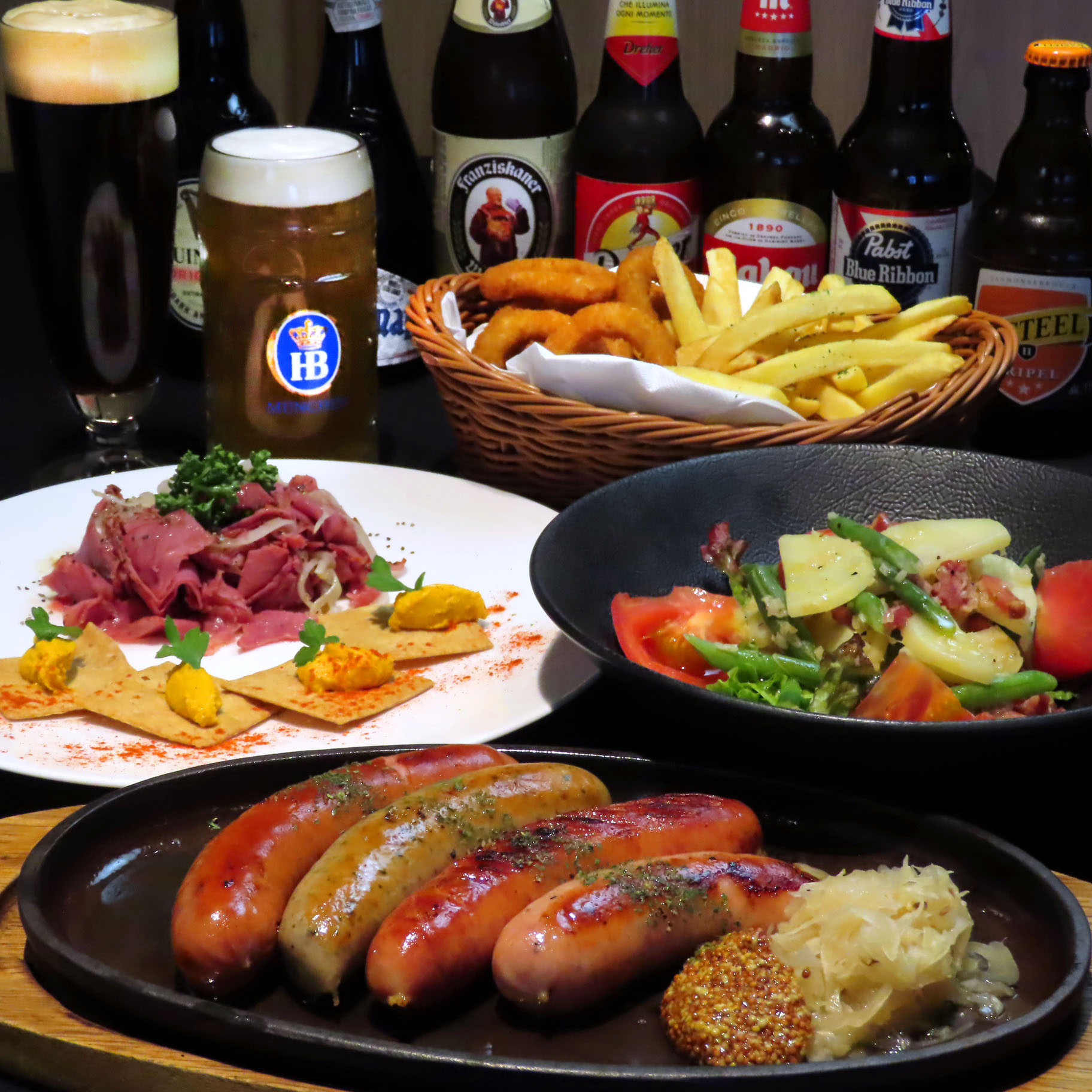 11月限定！【カジュアルコース】ちょっとした宴会にオススメな樽生ビール3種飲み放題付5,000円