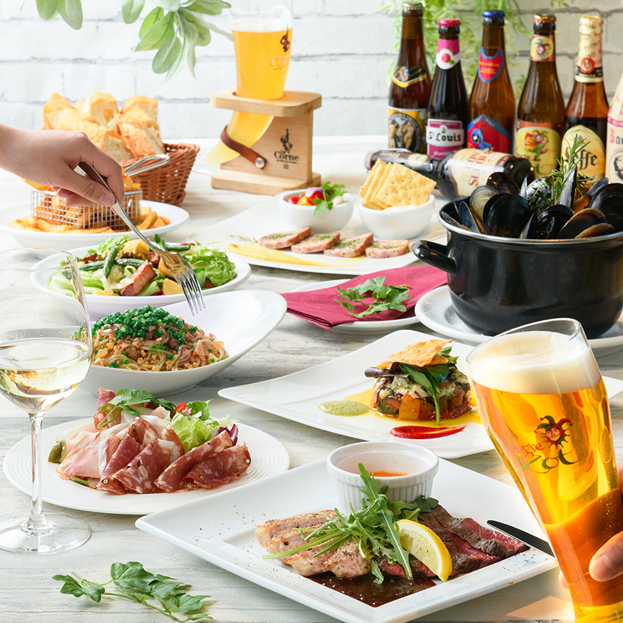 各種宴会に!ベルギー伝統料理を堪能できるコース!