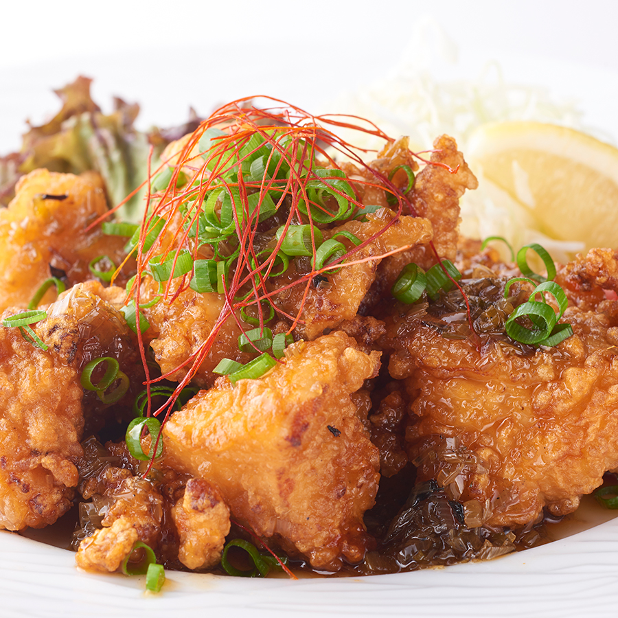 「黒」油淋鶏の唐揚げランチ