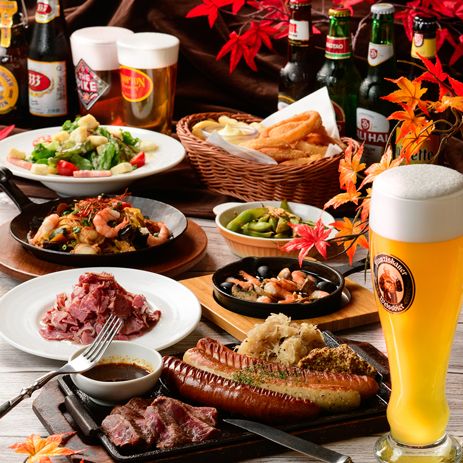 ◆7周年記念/特別プラン ~ ビール博物館 堪能コース ~(全9品)◆<120分飲み放題付き>