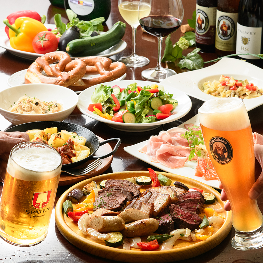 各種宴会プラン!樽生ビール飲み放題付コースご予約受付中
