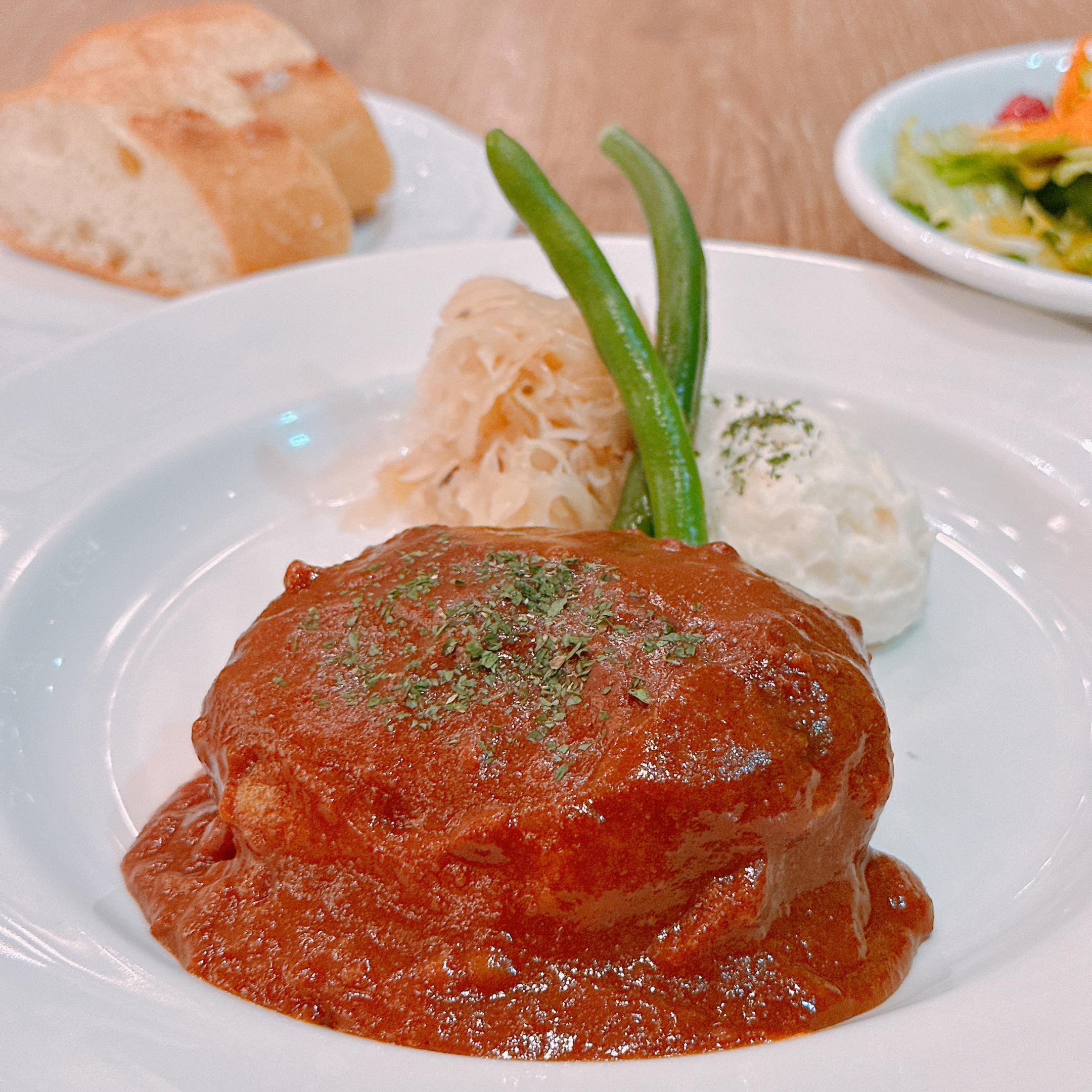【平日ランチ】手作りハンバーグランチ※3月31日よりスタート