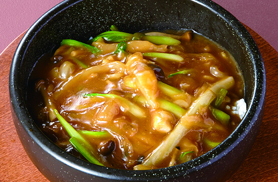 フカヒレあんかけ石鍋ご飯