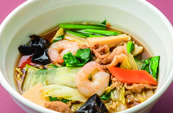 海の幸と野菜のタン麺