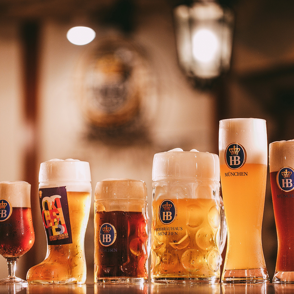 プレミアム飲み放題『最高級ホフブロイ樽生含む50種超飲み放題』お食事はアラカルトよりお選びください。2次会や0次会にどうぞ!!<当日予約OK>