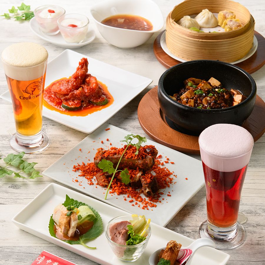 ランチ「ぜいたく中華コース」2980円(税込)
