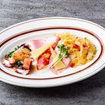 本日の前菜三種盛り合わせ