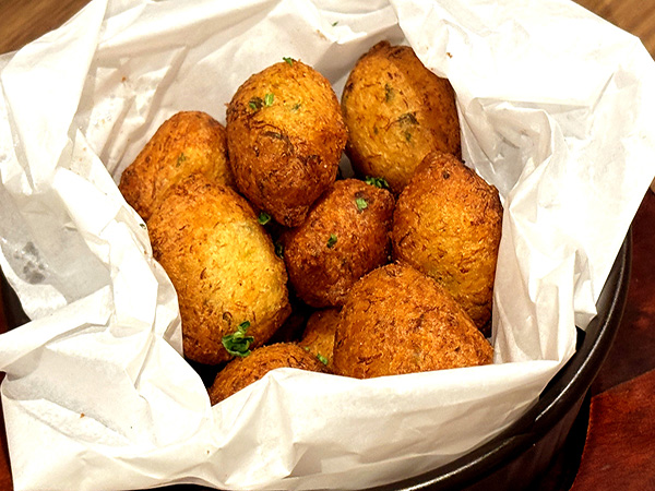 Salt cod croquettes