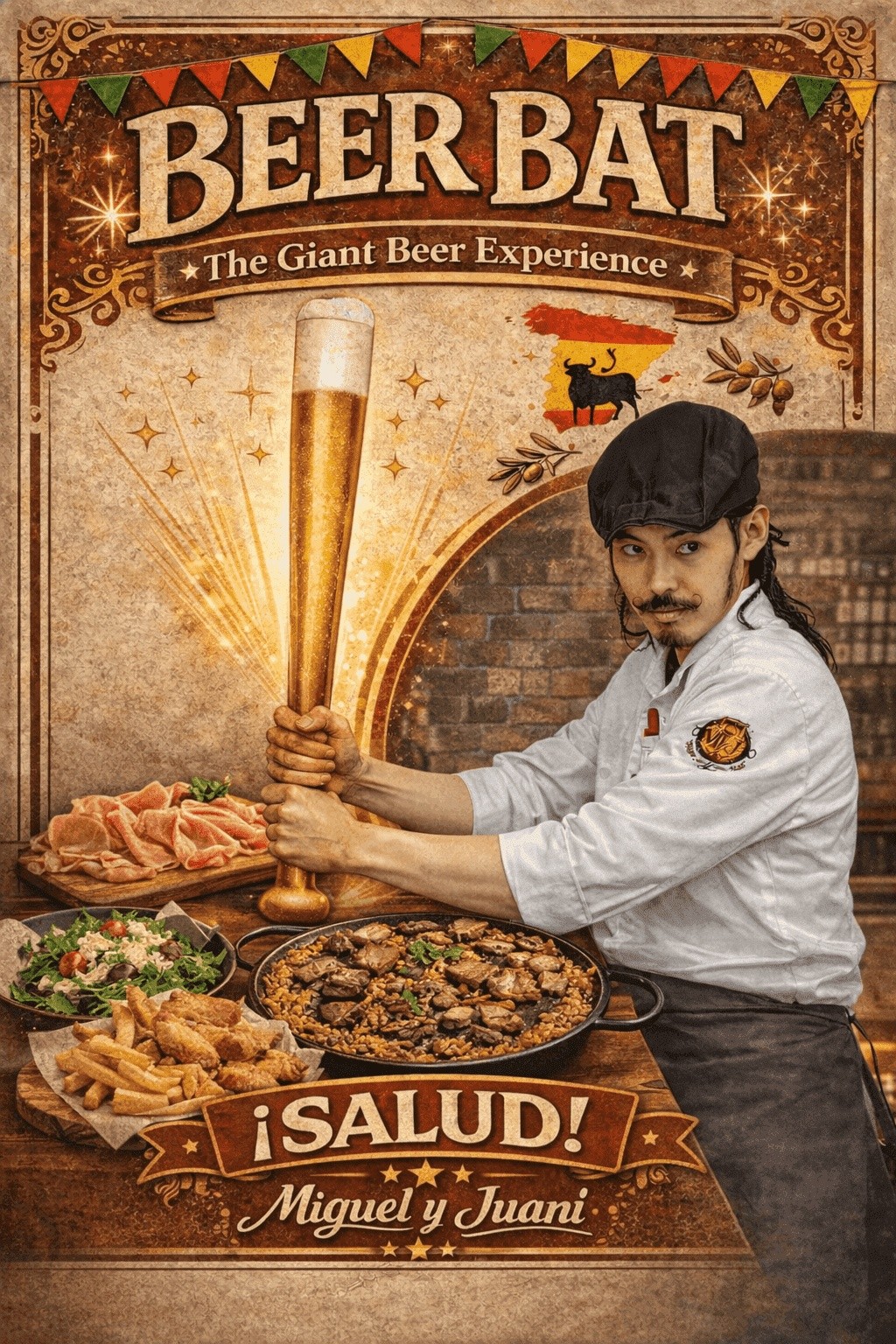 ♪門出を祝うビアバット乾杯×パエリア堪能コース♪クラフトビールやワインと共に堪能できる飲み放題付きコース♪