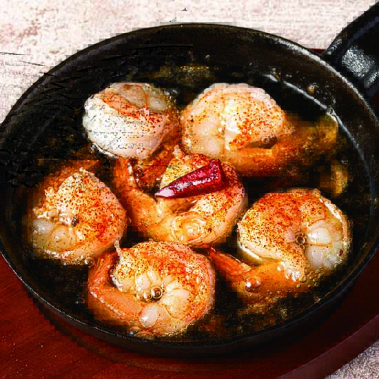 海老のアヒージョ｜Shrimp ajillo
